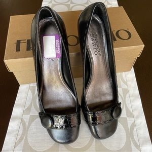 Franco Sarto ‘Fabrish’ Low Heel Loafer Style Pump